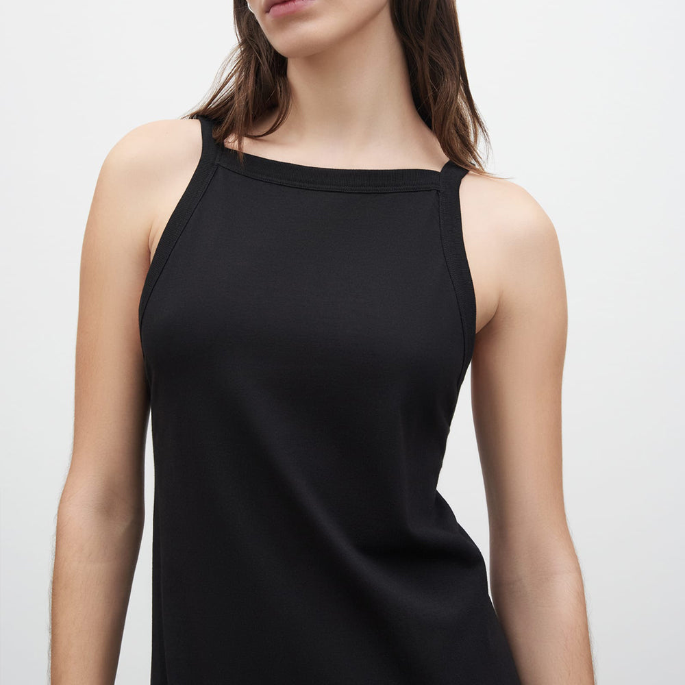 Low Back Dress - Black