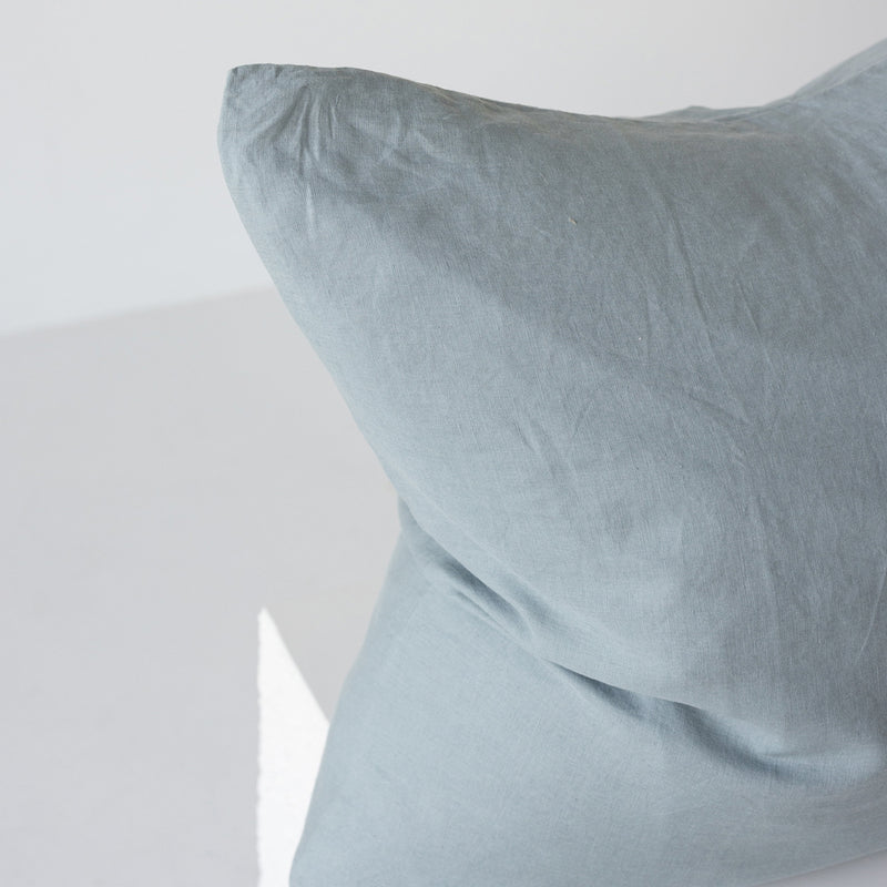 Linen Euro Pillowcase - Lake