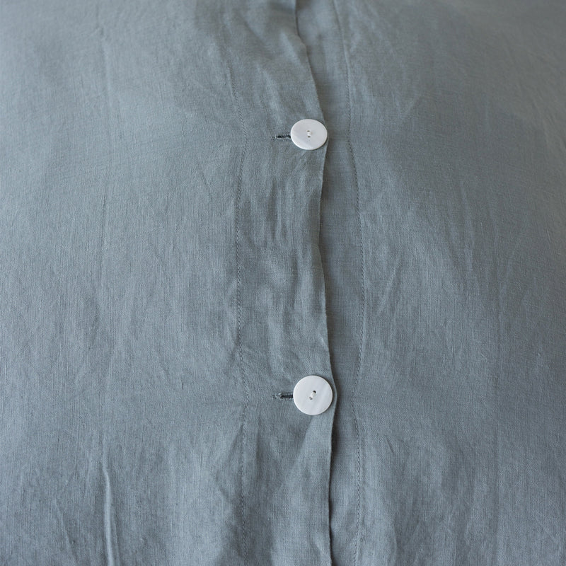 Linen Euro Pillowcase - Lake