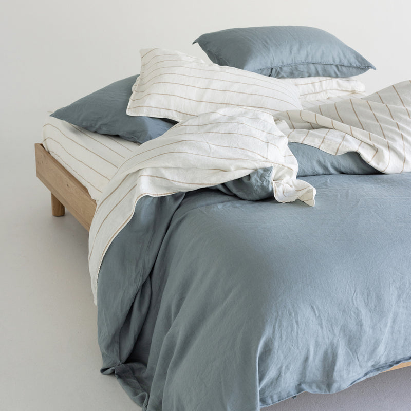 A&C Linen Duvet Cover - Lake