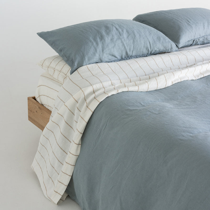 A&C Linen Duvet Cover - Lake