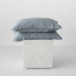 A&C Flax Linen Pillowcases - Lake