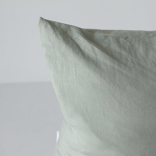 A&C Flax Linen Euro Pillowcase - Laurel