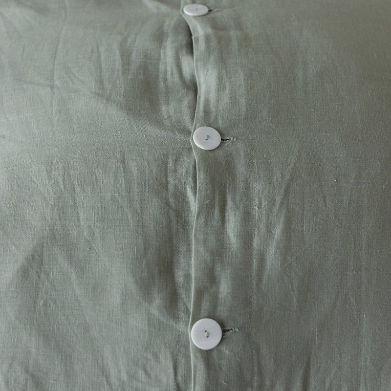Linen Euro Pillowcase - Laurel