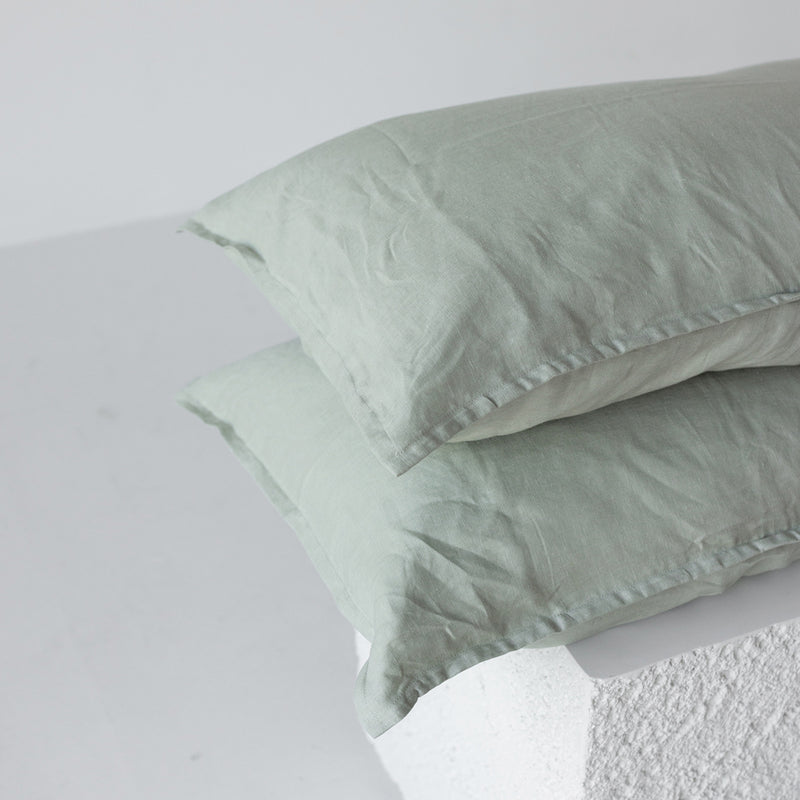 Linen Pillowcases - Laurel