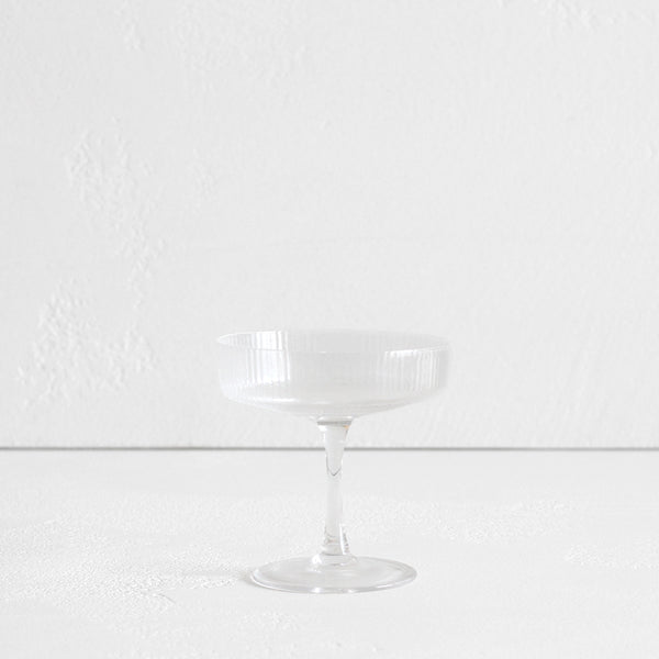 Linear Champagne Saucer