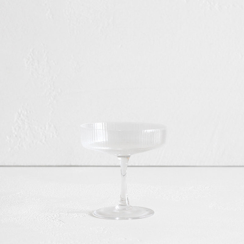 Linear Champagne Saucer