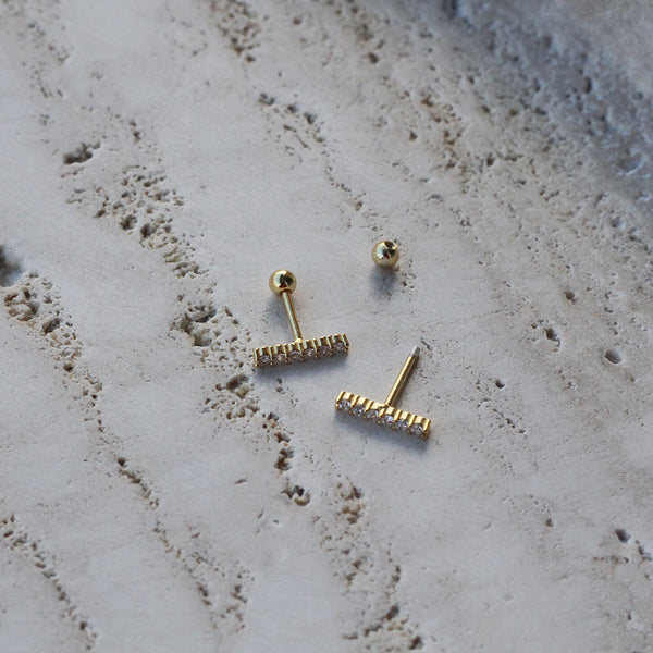 Long Diamante Studs
