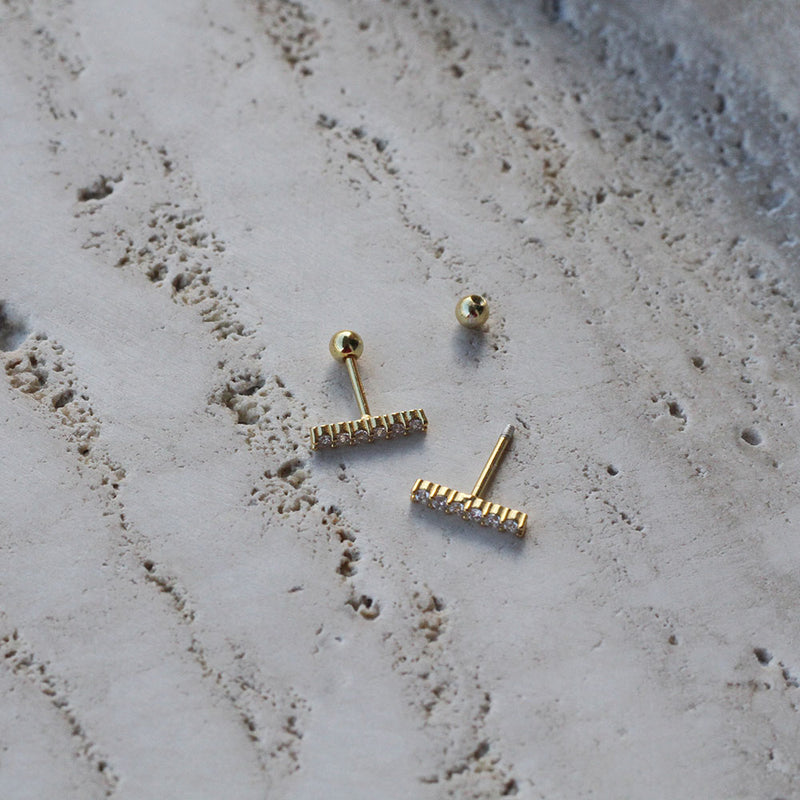 Long Diamante Studs