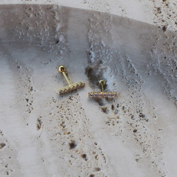 Long Diamante Studs