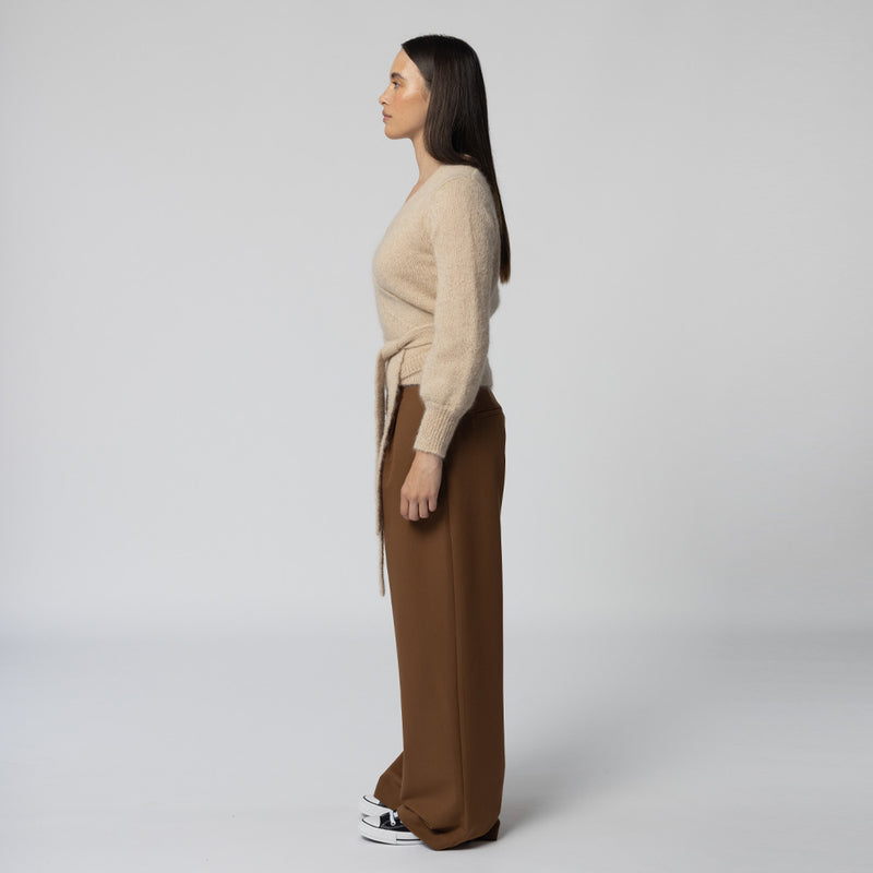 Lucy Mohair Wrap - Nougat