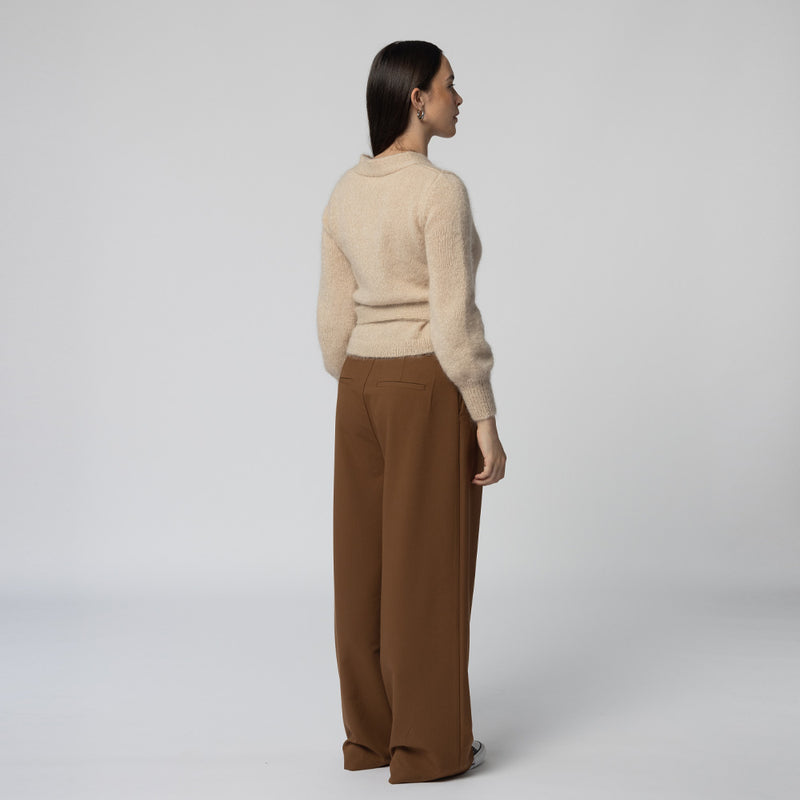 Lucy Mohair Wrap - Nougat
