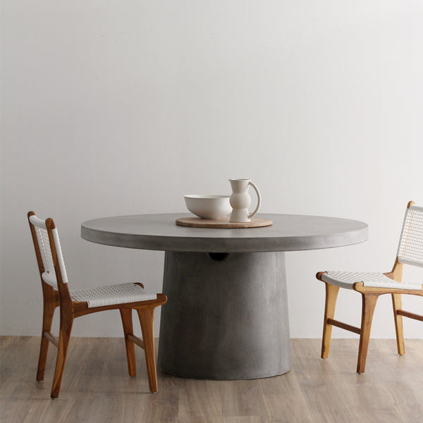 Milano Round Concrete Table  - Grey