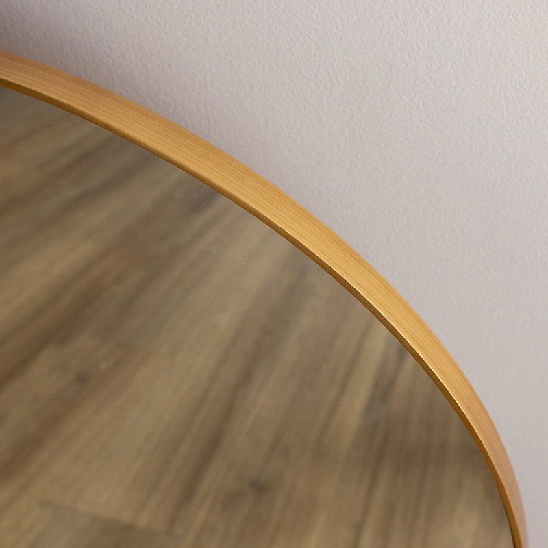 Bjorn Arch Floor Mirror - Brass