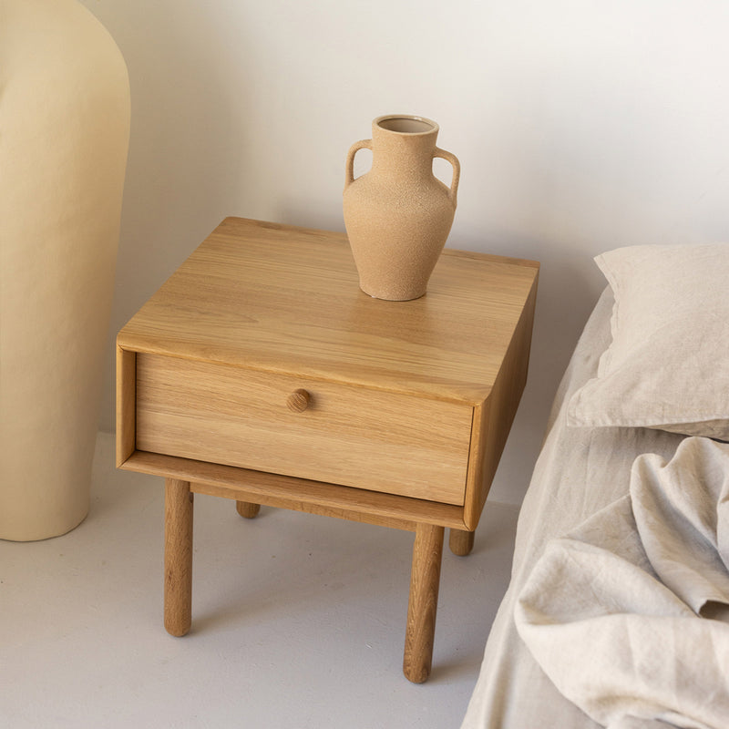 Nico Bedside Table - Oak