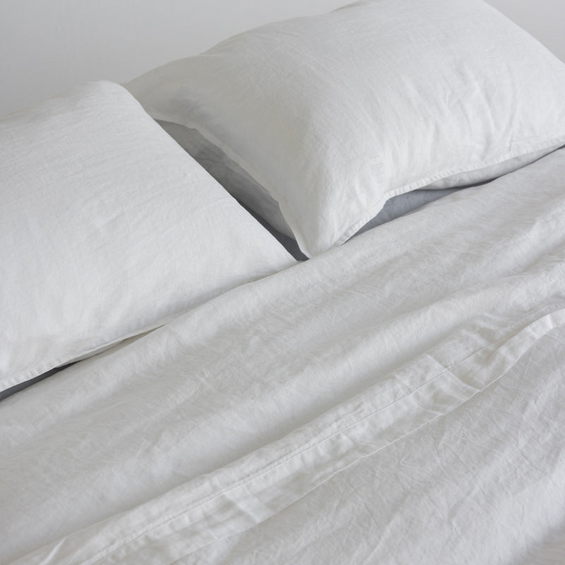 A&C Linen Flat Sheet - Off White