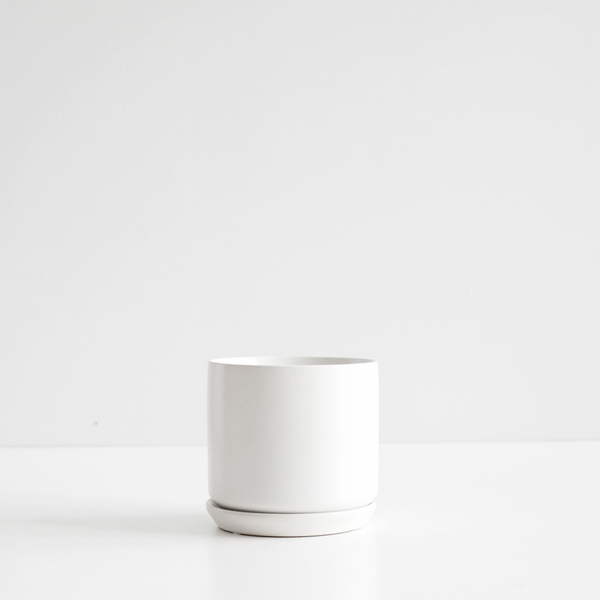 Oslo Planter Ice White - Medium