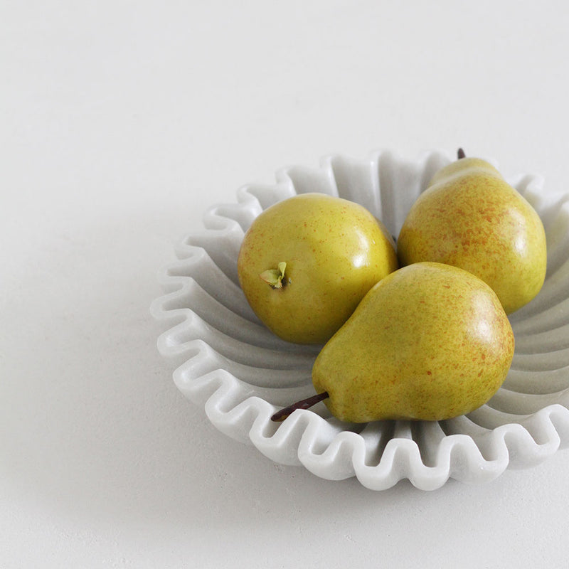 Pleat Marble Dish - Small