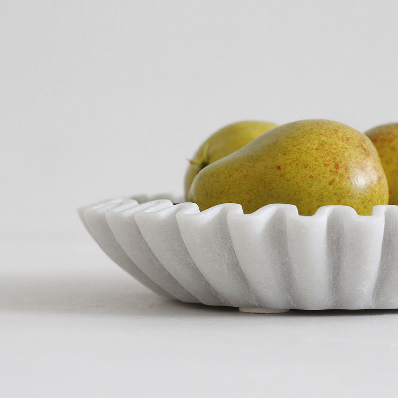 Pleat Marble Dish - Small