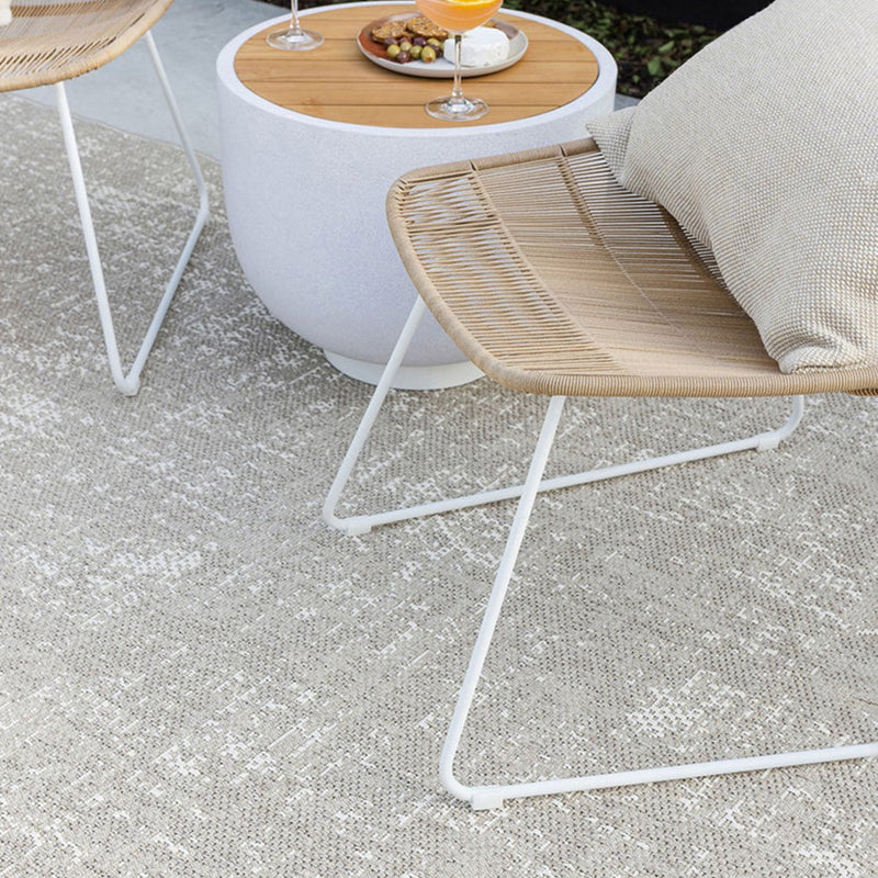 Rattan Indoor/Outdoor Rug - Whitewash