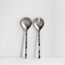 Scout Salad Servers - Tortoise