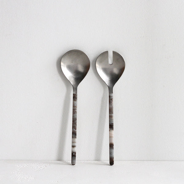 Scout Salad Servers - Tortoise