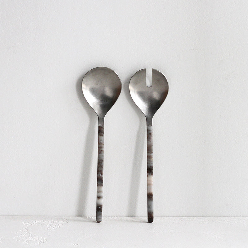 Scout Salad Servers - Tortoise