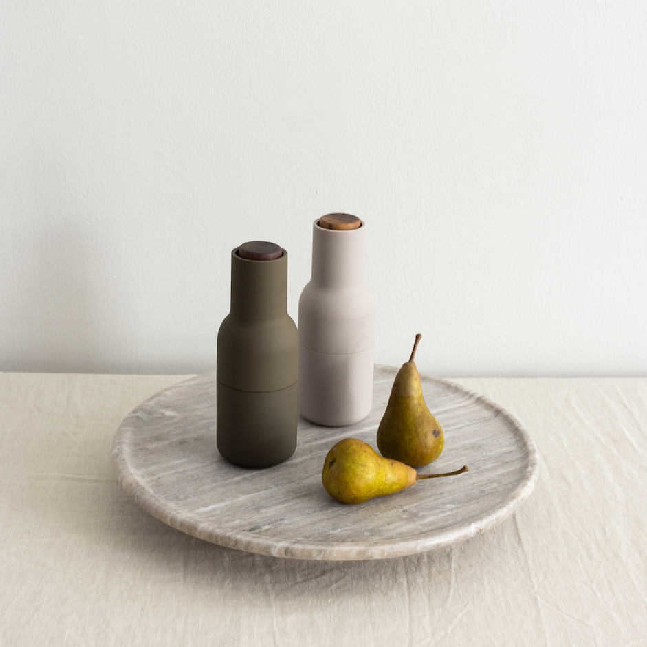 AUDO Salt & Pepper Grinders (Walnut Lid)