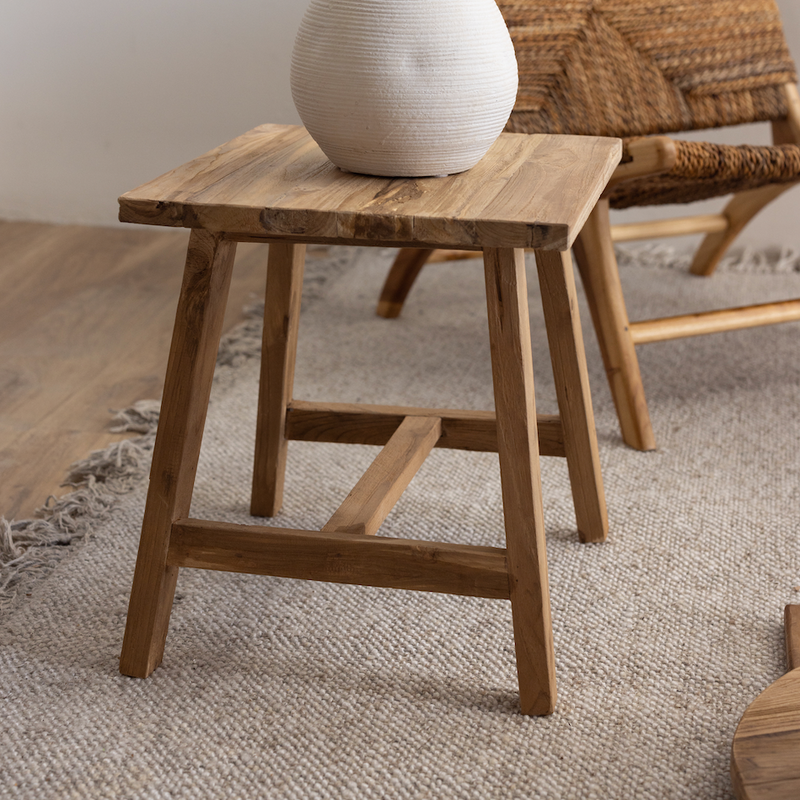 Timothy Teak Bedside Table - Natural