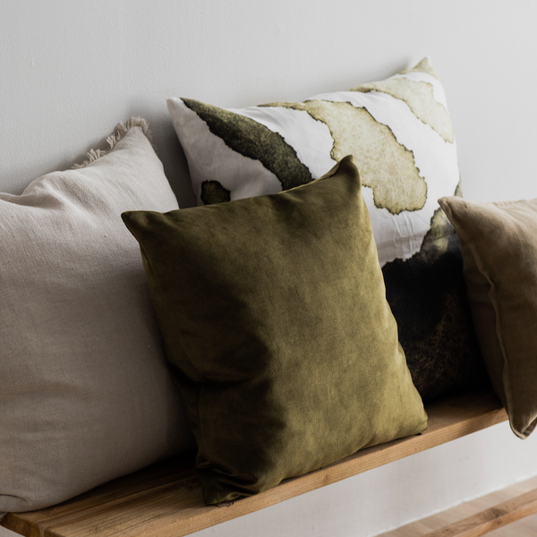 Ava Cushion - Moss