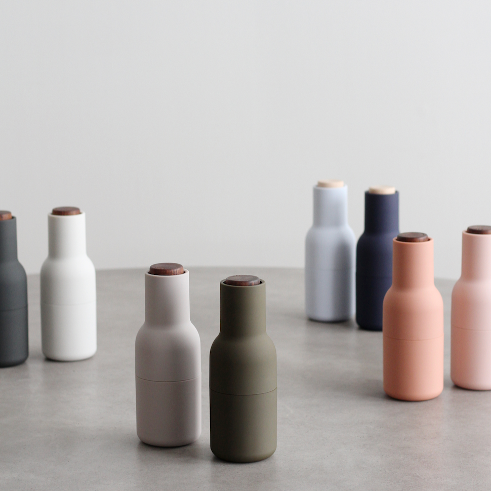 AUDO Salt & Pepper Grinders (Beech Lid)