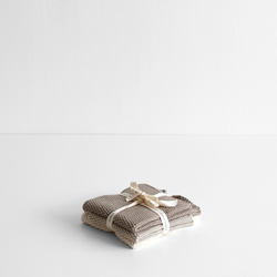 Soft Washer Cloths (Set 3) Taupe
