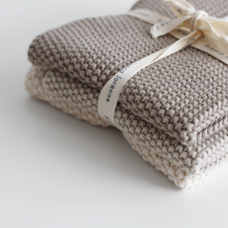 Wash Cloths (Set 3) Taupe