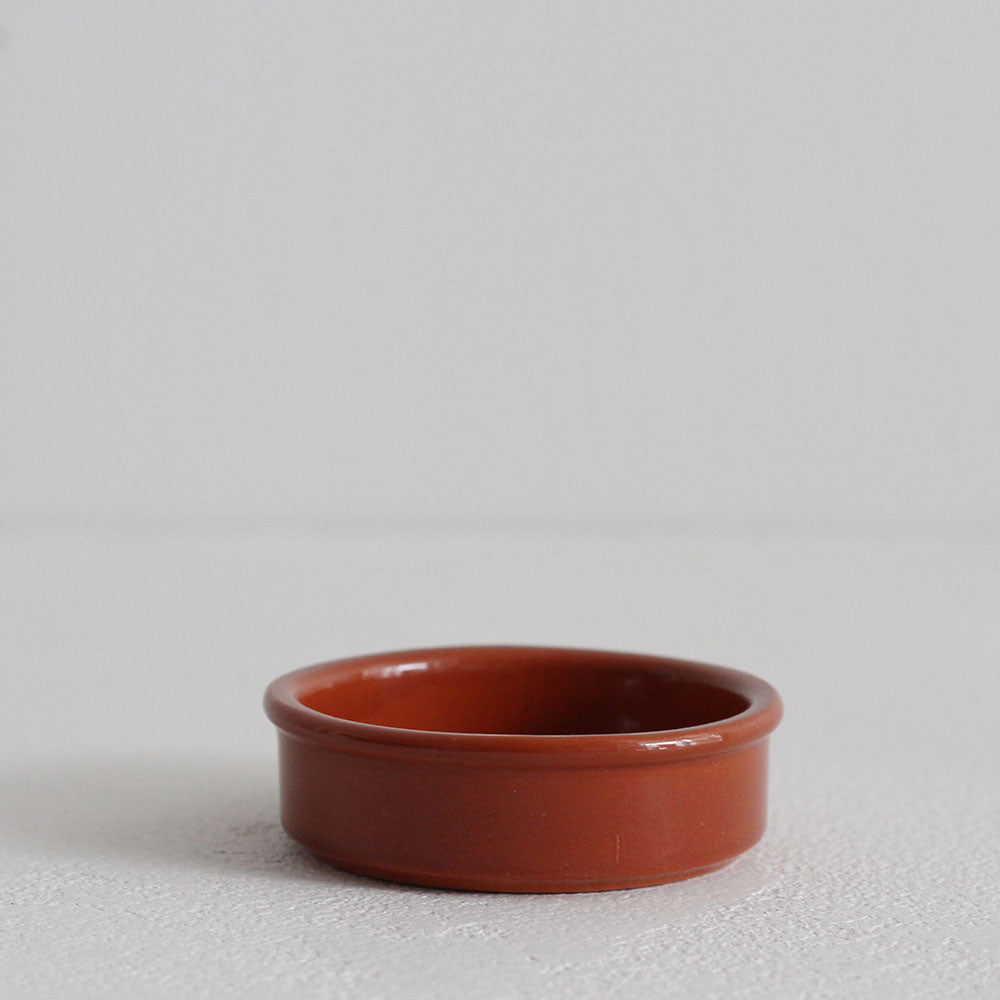 SET OF 10x 12cm SPANISH TERRACOTTA TAPAS DISHES-RUSTIC CAZUELA CLAY PAN