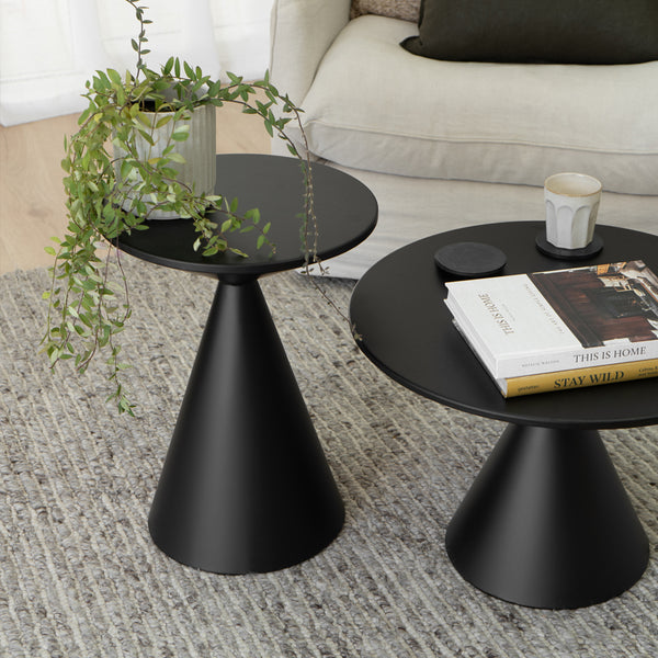 Studio Cone Table Short - Black