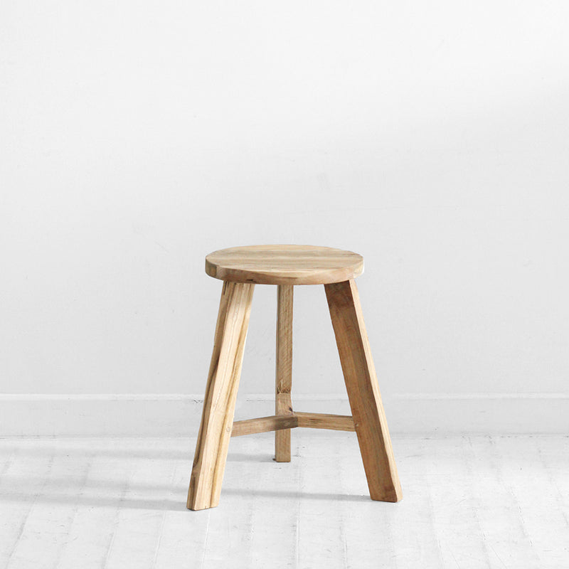 Timothy Teak Stool - Natural