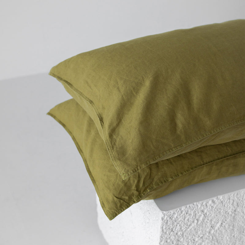 Linen Pillowcases - Willow