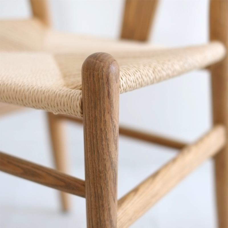 Wilson Rope Seat Chair - Natural Oak