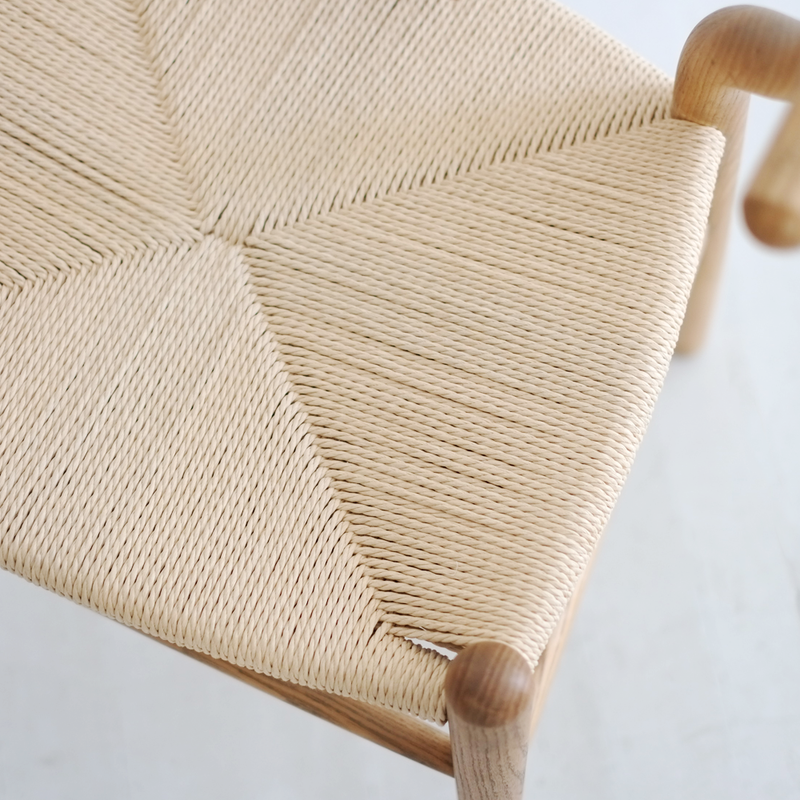 Wilson Rope Seat Chair - Natural Oak