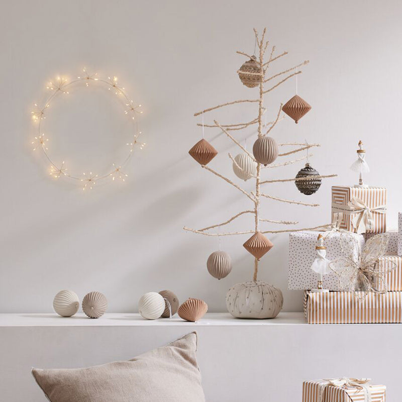 Woodland LED Hanging Wreath
