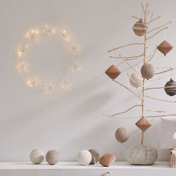 Woodland LED Hanging Wreath