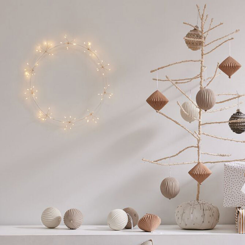 Woodland LED Hanging Wreath